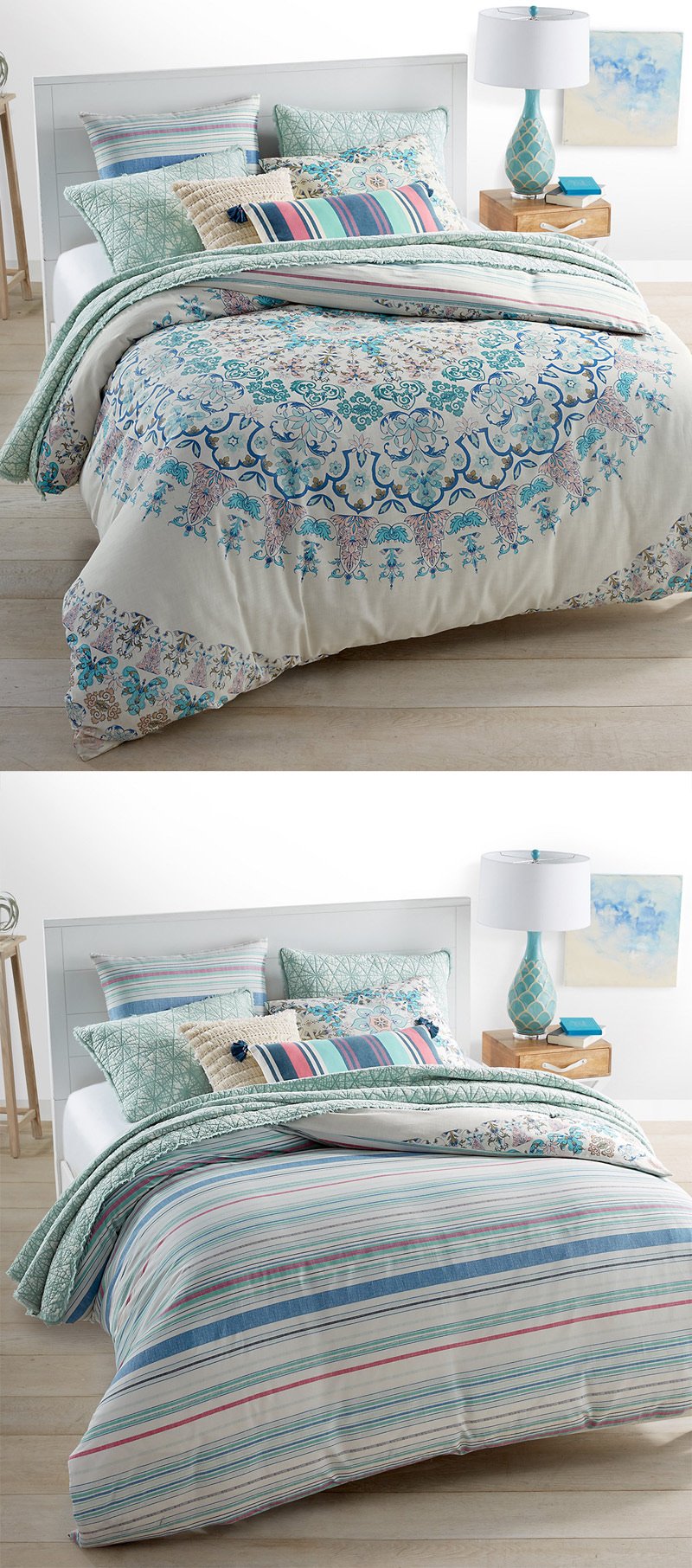 Whim By Martha Stewart Full Moon 2-pc Reversible Twin/Twin XL Comforter Set