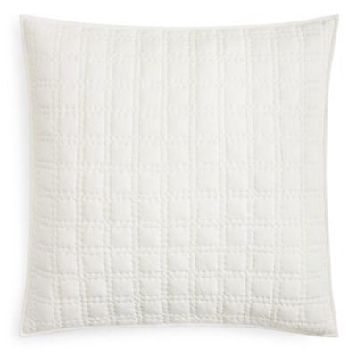 Oake Jersey Quilted Pillowshams, Ivory