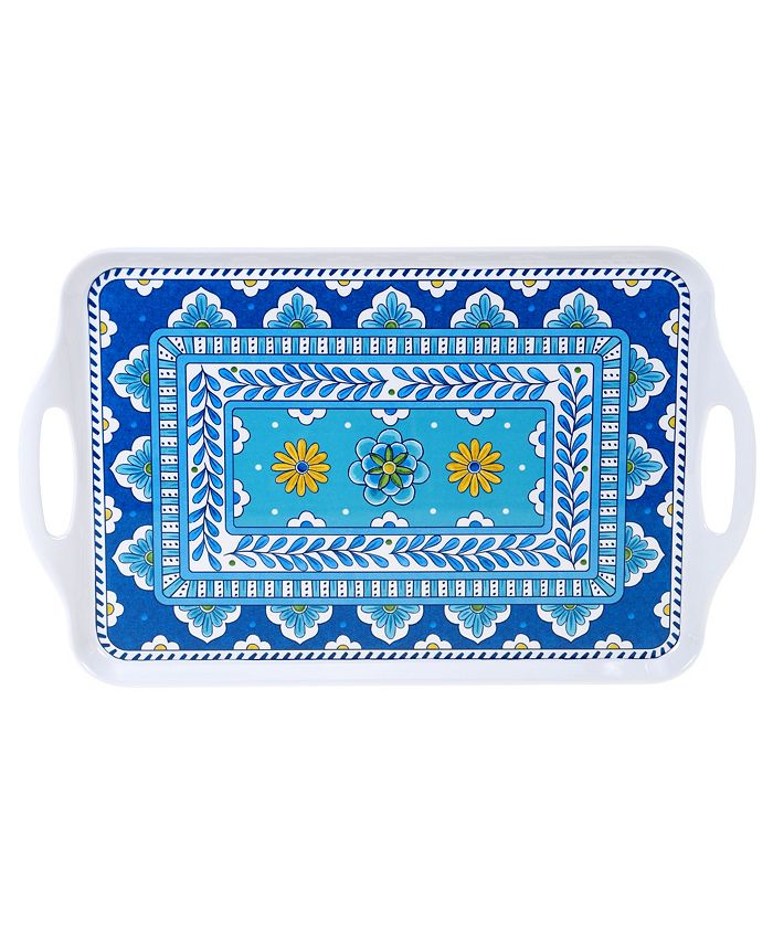 Certified International Topaz Rectangle Melamine Tray