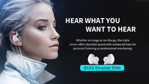 basn in ear monitor headphone for musician singer drummer shure iem westone earphone KZ in ear sennheiser custom in ear factory and manufacturer OEM ODM supplier and agent