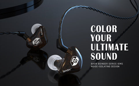 basn in ear monitor headphone for musician singer drummer shure iem westone earphone KZ in ear sennheiser custom in ear factory and manufacturer OEM ODM supplier