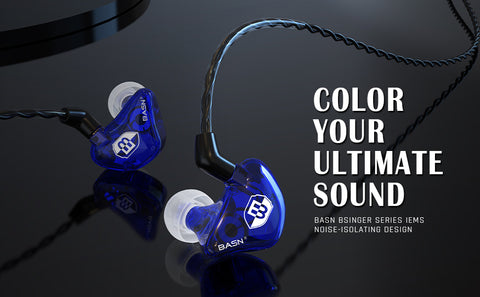 Iem Earpiece For Drummers Iem Earbuds BASN Professional In Ear