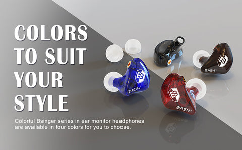 basn in ear monitor headphone for musician singer drummer shure iem westone earphone KZ in ear sennheiser custom in ear factory and manufacturer OEM ODM supplier