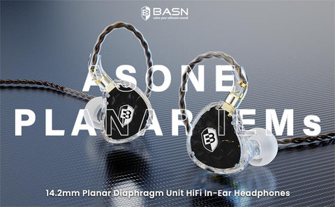 BASN ASONE 14.2mm Planar Driver in-Ear Monitors Earphone basn in ear monitor headphone for musician singer drummer shure iem westone earphone KZ in ear sennheiser custom in ear factory and manufacturer OEM ODM supplier and agent