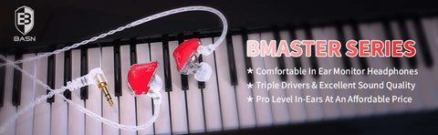basn bmaster in ear monitors for musicians basn in ear monitor headphone for musician singer drummer shure iem westone earphone KZ in ear sennheiser custom in ear factory and manufacturer OEM ODM supplier