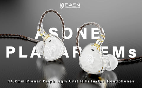 BASN ASONE  in-Ear Monitors Earphone for musicians singers drummers