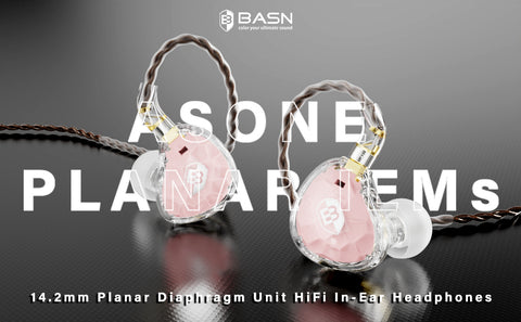 BASN ASONE  in-Ear Monitors Earphone for musicians singers drummers