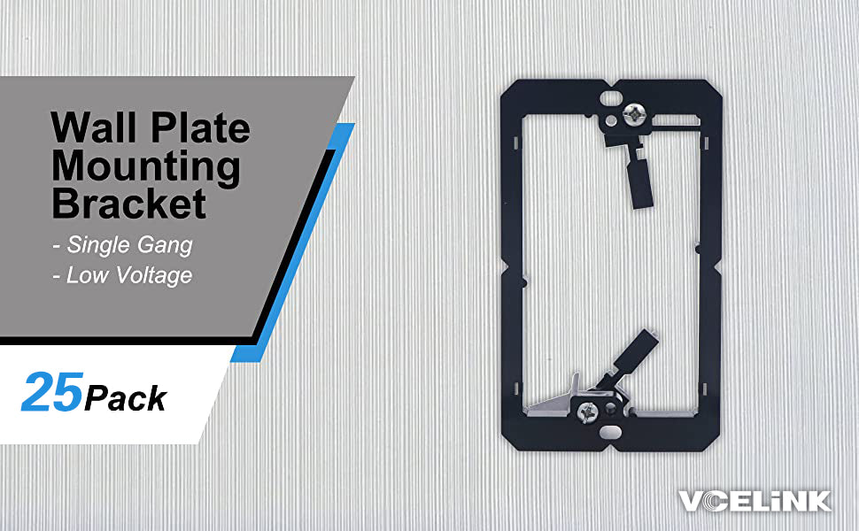 Single Gang Low Voltage Mounting Bracket