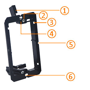 low-voltage wall plate mounting Bracket