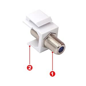 RG6 Keystone Jack Insert