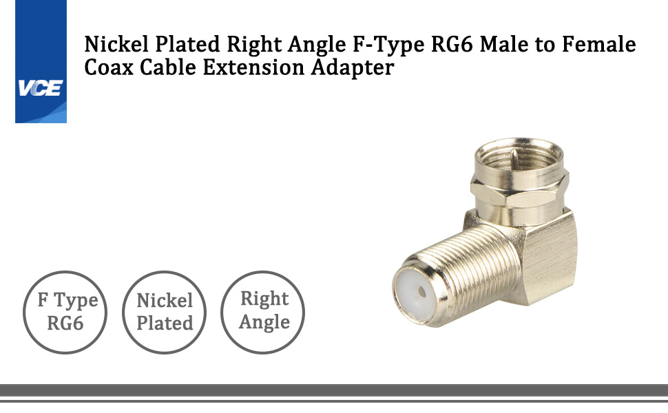 F-Type Coaxial RG6 Adapter