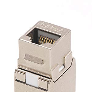 RJ45 Cat6A Shielded Metal Keystone Jacks