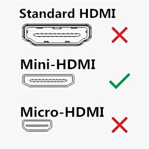Mini HDMI Male to HDMI Female 4K Converter