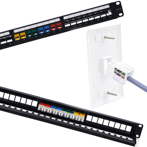 Cat6 RJ45 90-Degree Keystone Jack