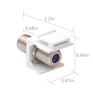 RG6 Keystone Jack Insert
