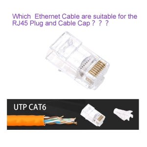 CAT6 RJ45 Pass Through Connector