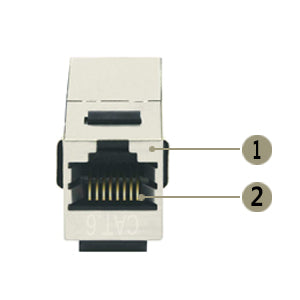 Cat6 Shielded in-line Coupler