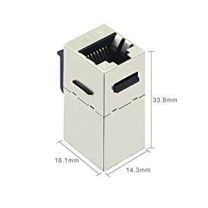 Cat 6 Female to Female Keystone Jack