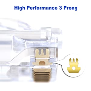 RJ45 Pass Through Modular Plugs