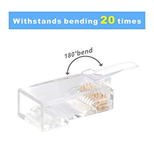 RJ45 Pass Through Modular Plugs