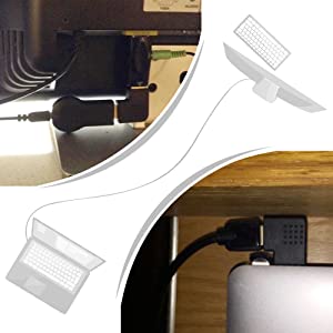 HDMI Male to Female Vertical Flat Adapter