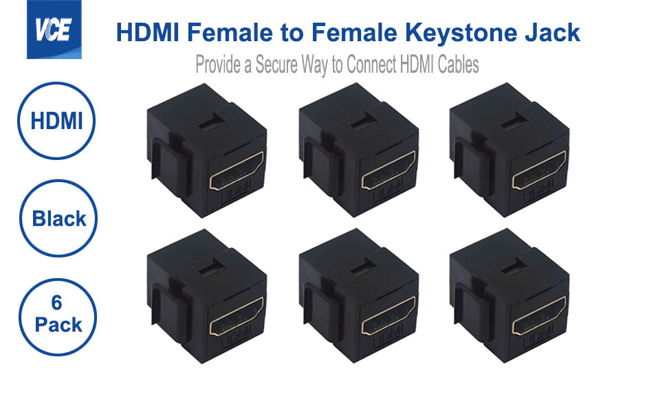 HDMI Female to Female 3D4K Mini Coupler Adapter
