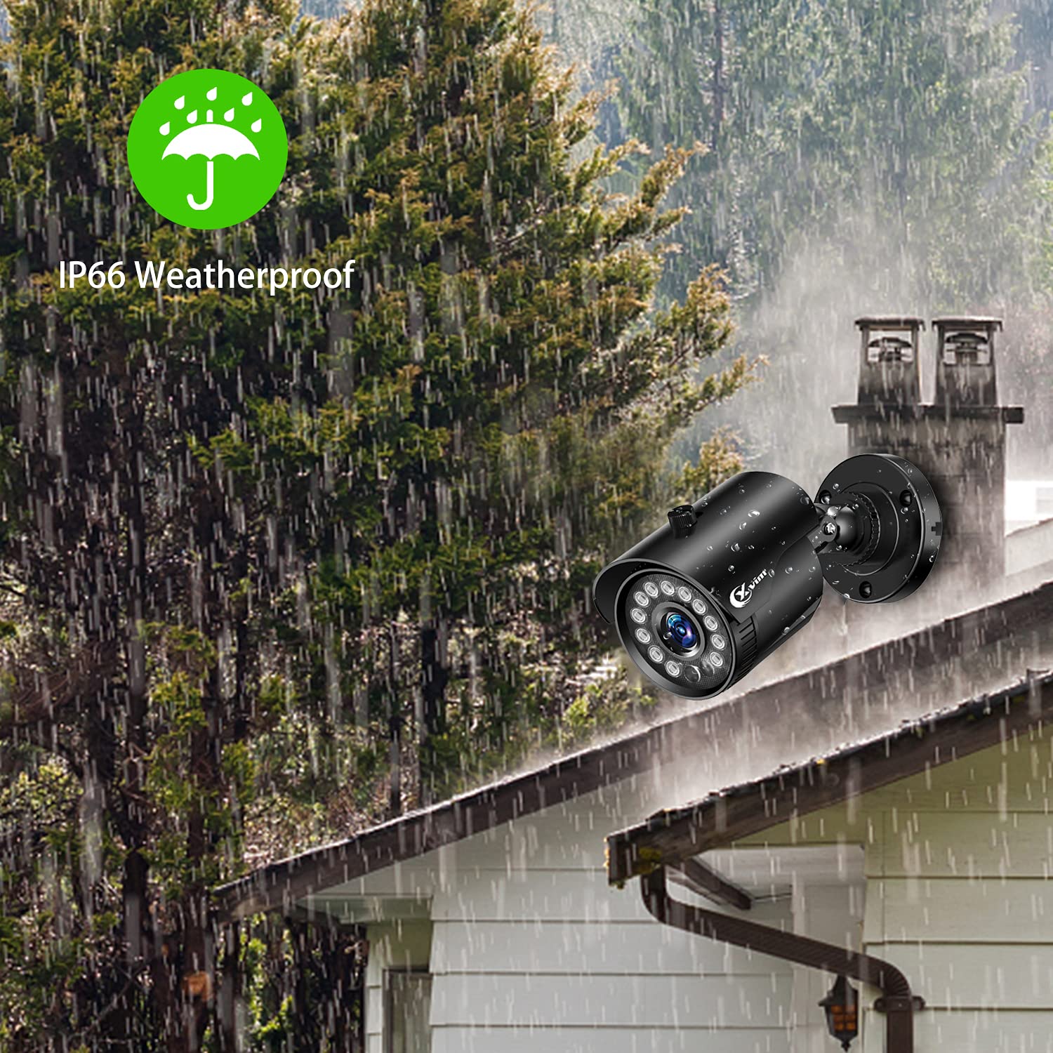 XVIM 8CH 1080P Security Camera System Home Security Outdoor 1TB Hard D