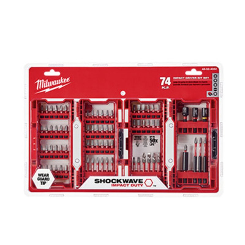 SHOCKWAVE? Impact Duty Driver Bit Set - 74PC By Milwaukee 48-32-4062