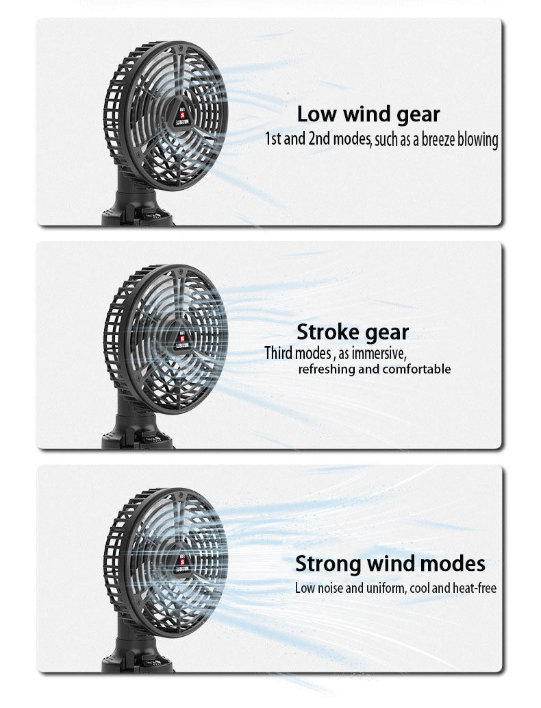 best outdoor camping fan with led light