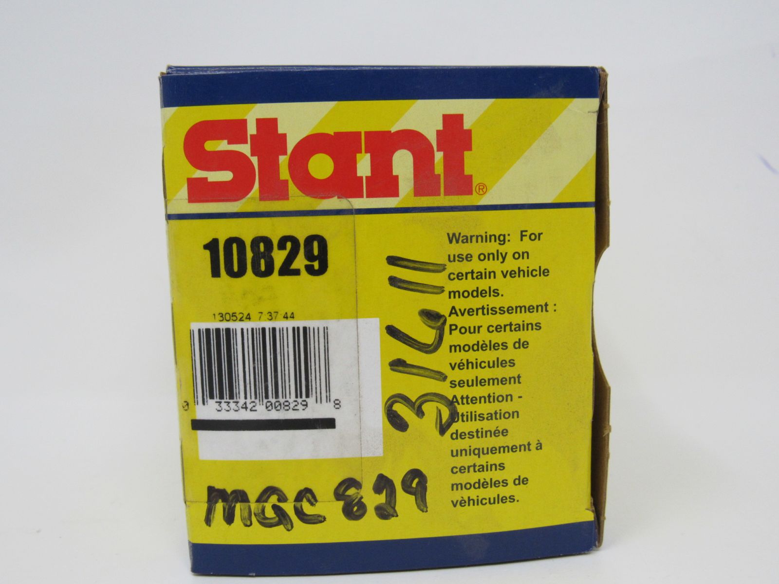 Stant Fuel Cap Gold/Black 10829 -- New