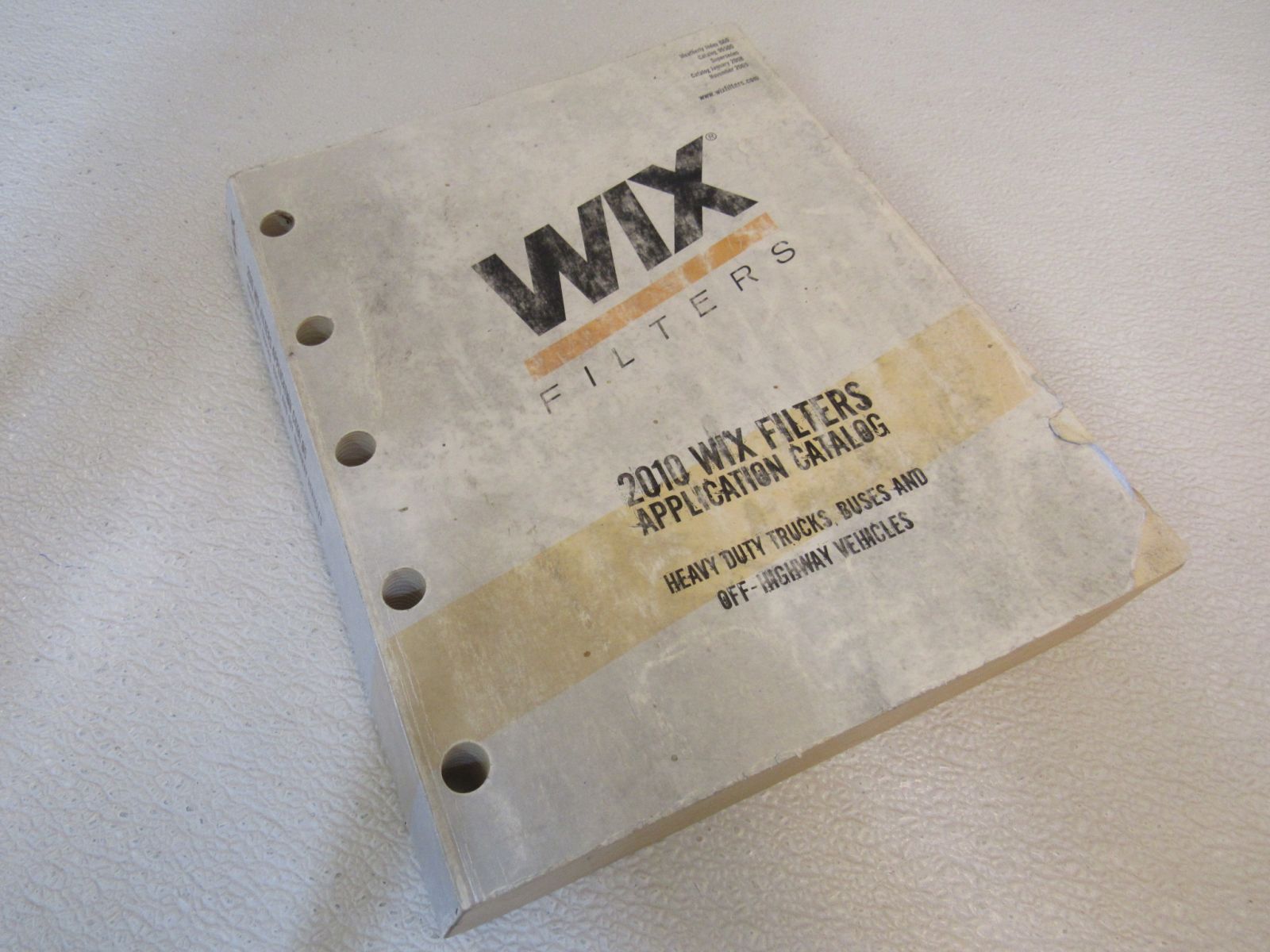Wix Filters 2010 Application Catalog Heavy Duty Trucks Buses Automotive 99500 -- Used