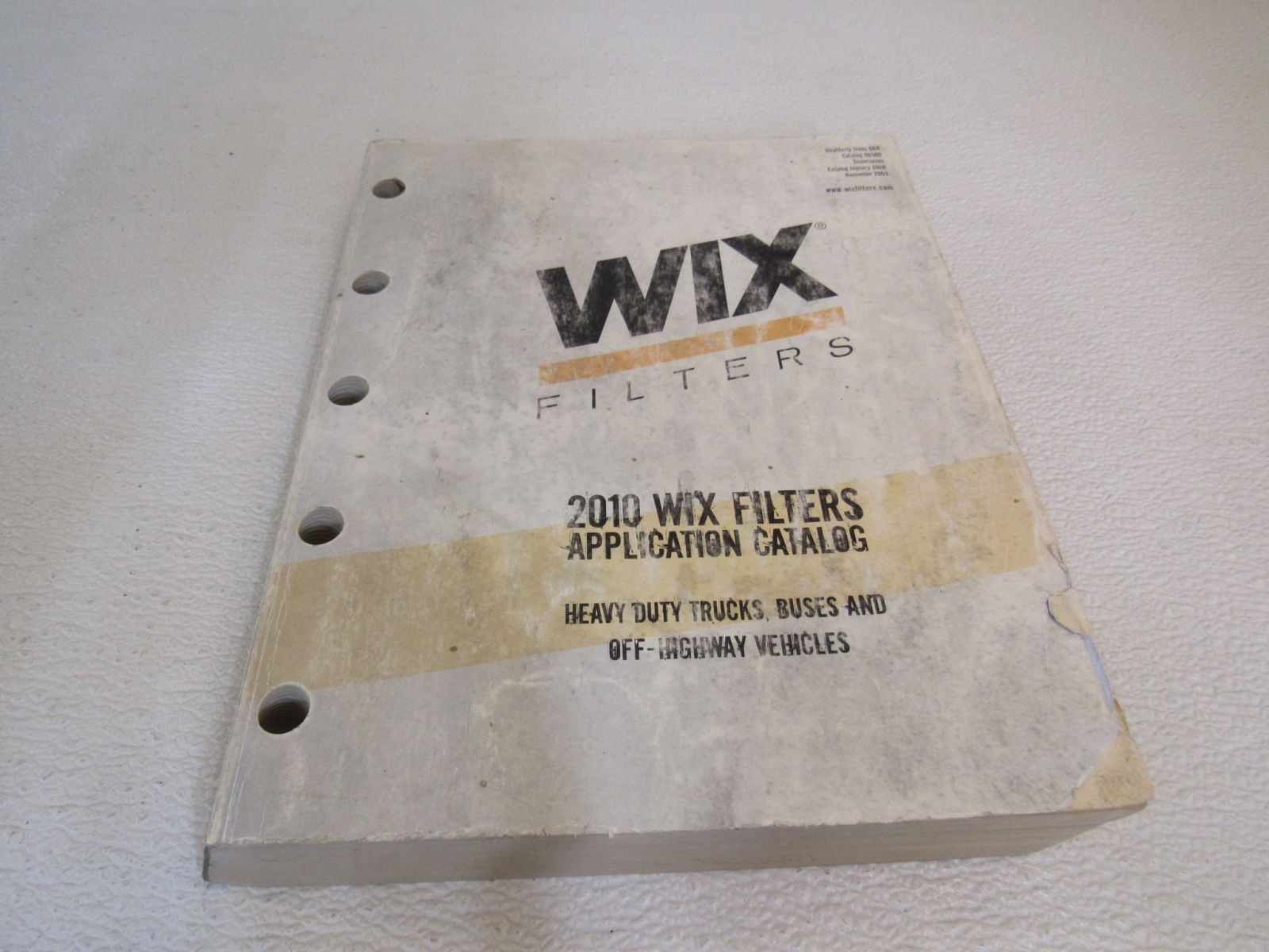Wix Filters 2010 Application Catalog Heavy Duty Trucks Buses Automotive 99500 -- Used