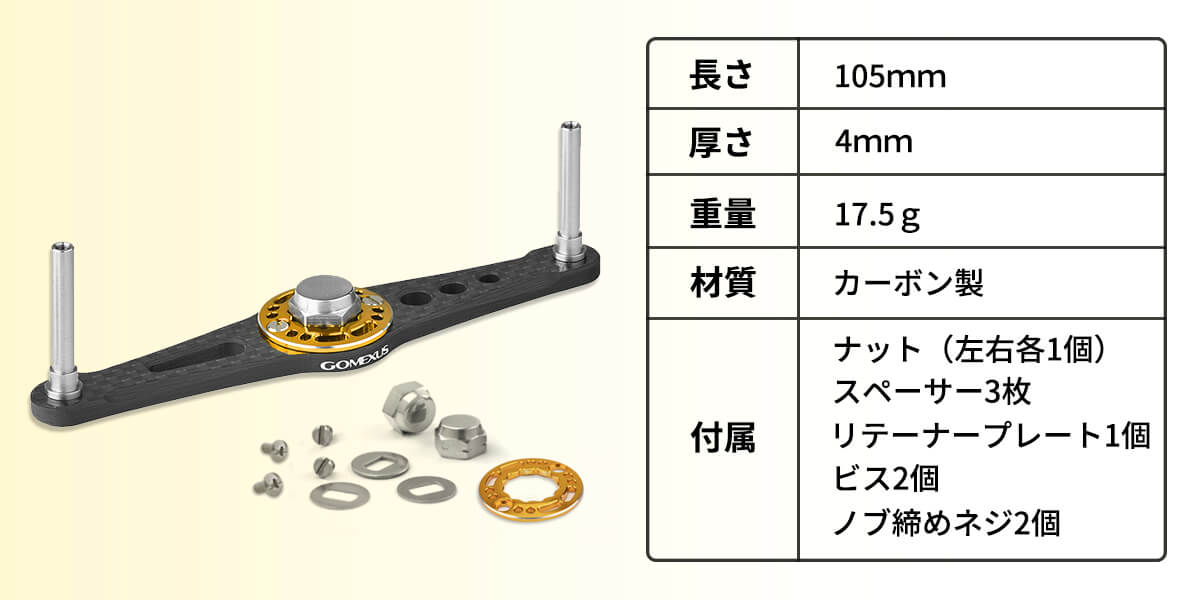 ゴメクサス ハンドル ZDC