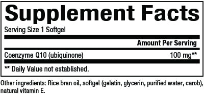 Coenzyme Q10 100 mg, 120 sgel