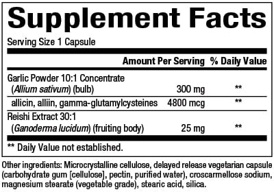 Super Strength Garlic + Reishi, 120 vcap