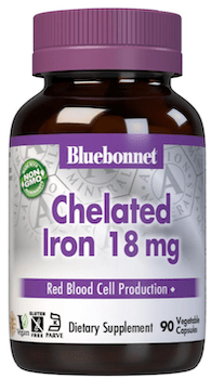 Albion Chelated Iron 18 mg, 90 vcap