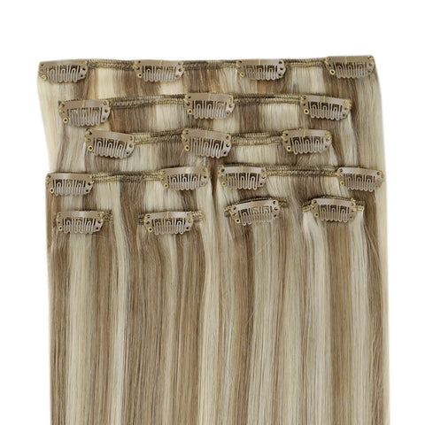 9pcs clip in hair extensions