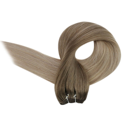 weft bundles highlight blonde