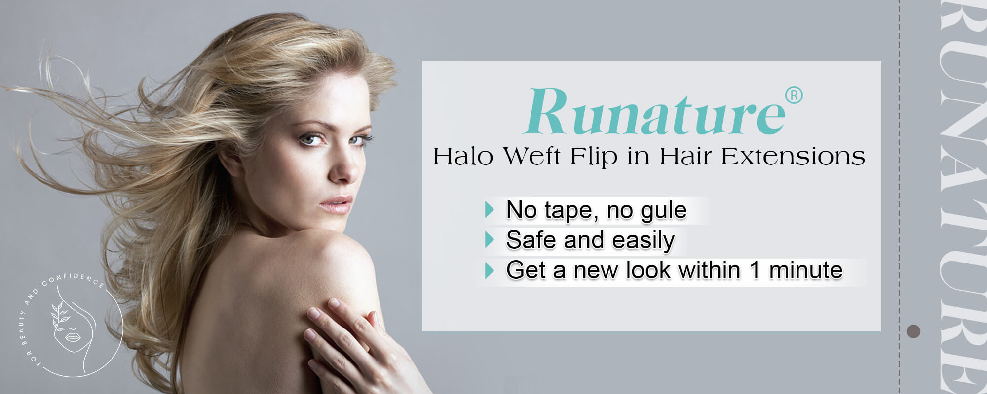 halo weft flip in hair exntensions