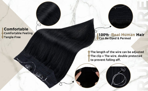 wire hair extensions