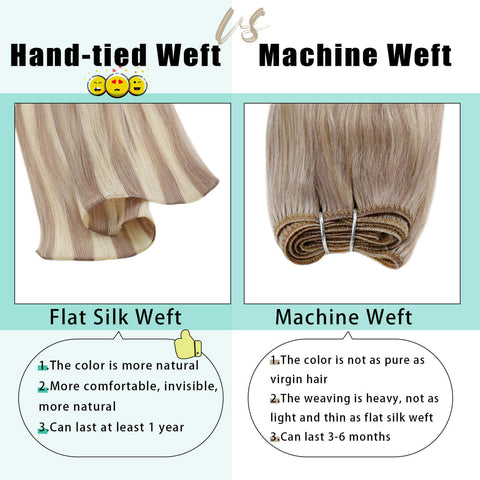 the advantage of hand-tied weft hair extensions
