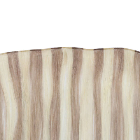 hand tied sew in hair weft