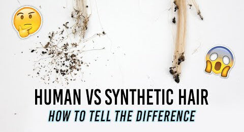 human hair vs synthetic hair