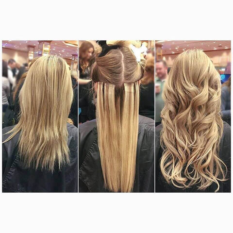 balayage tape in human hair extensions