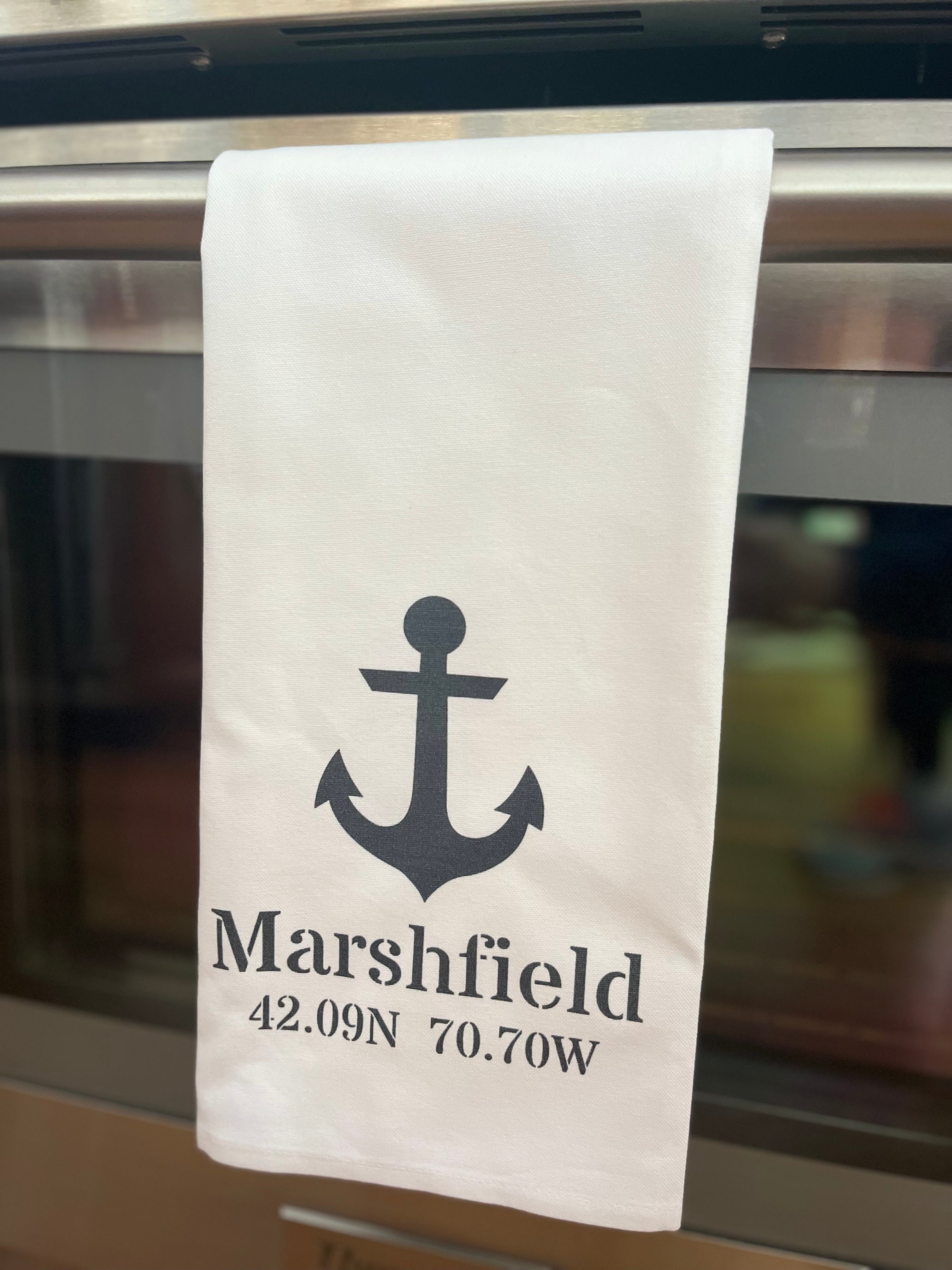 Marshfield Anchor Coordinates Towel