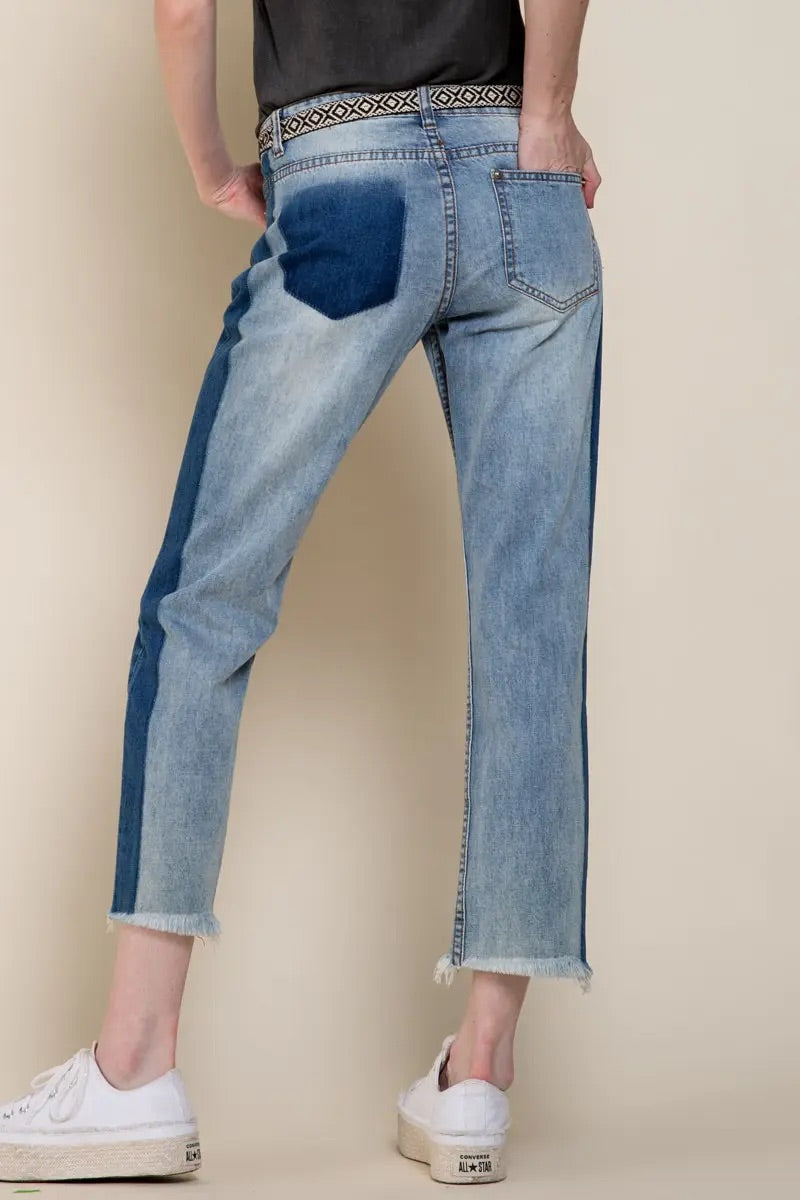 Unbalanced Denim Jeans