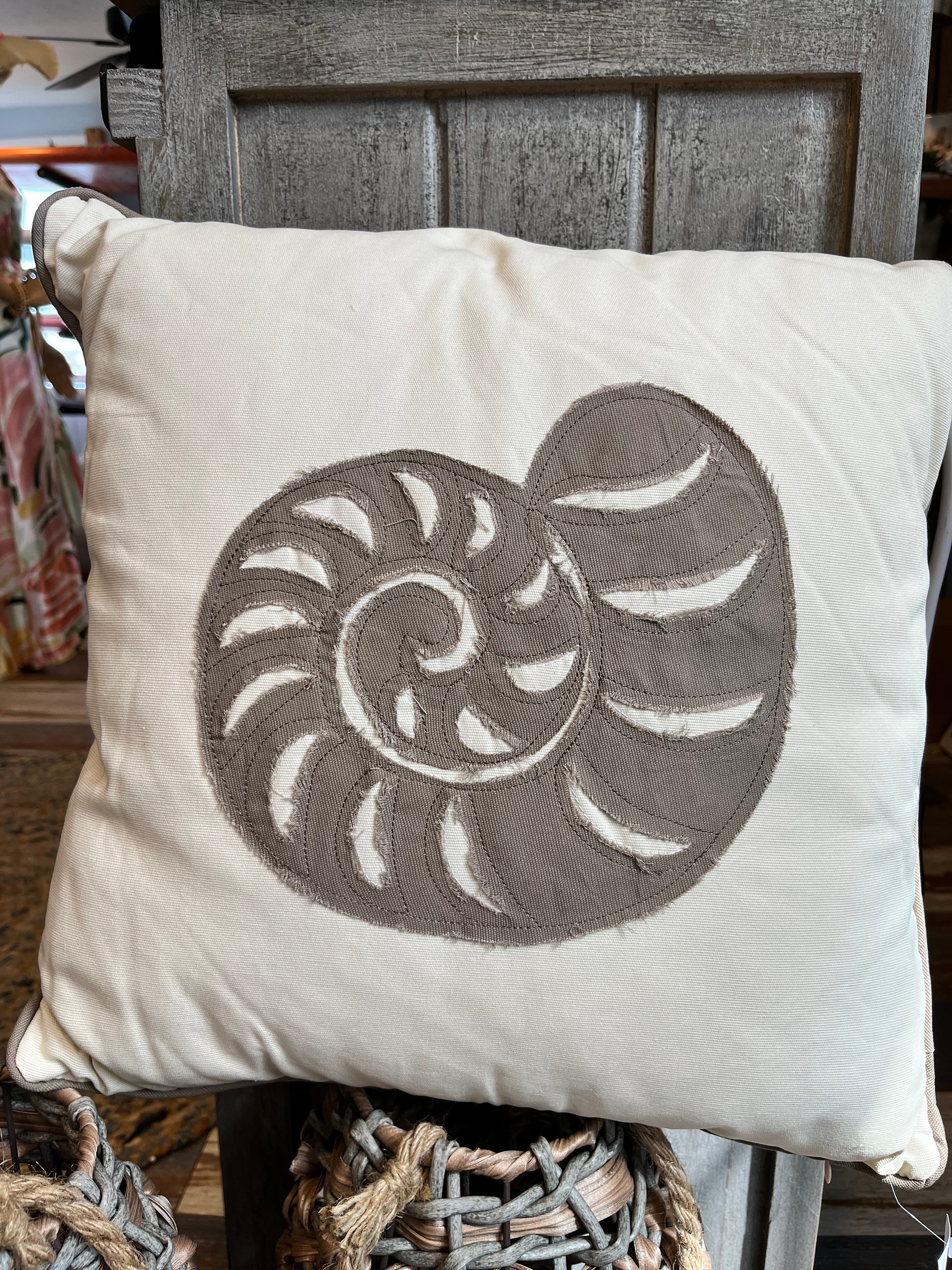 Conch Shell Pillow