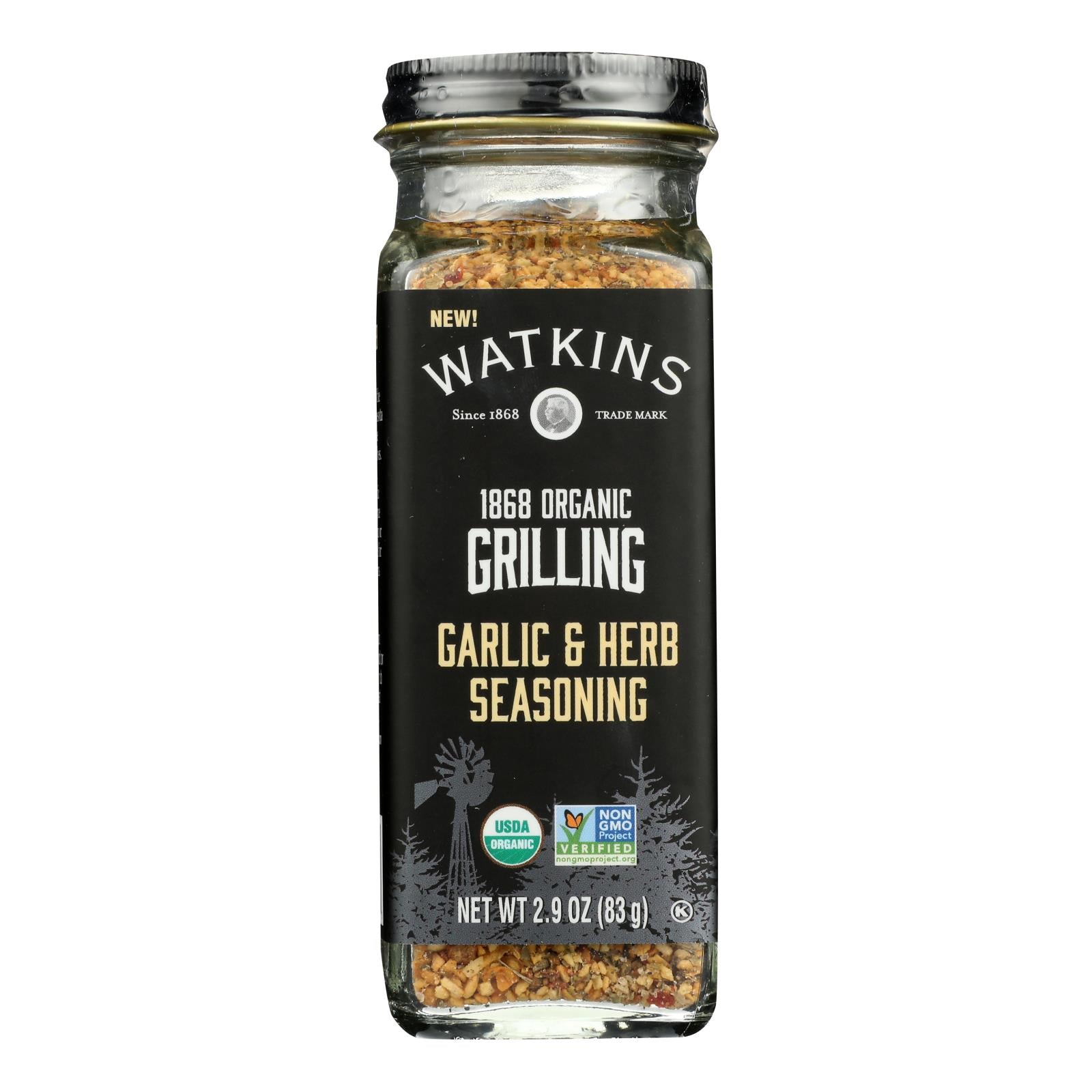 Watkins - Seasoning Garlc Herb - Case Of 3-2.9 Oz
