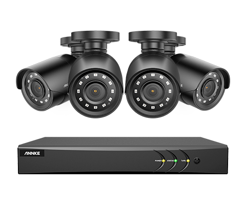 ANNKE 4K 8MP Ultra HD TVI Bullet Cámara de seguridad con zoom óptico 4X de 79,2 m resistente a la intemperie cámaras de interior para CCTV visión nocturna IP67 