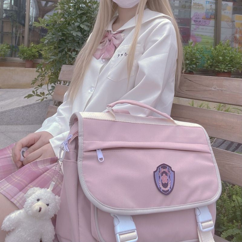 Gothslove Womens Crossbody Bag Nylon Waterproof Student Schoolbags Large-capacity Travel Backpack Shoulder Bags